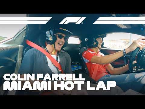 "It Was Magic!" | Colin Farrell Takes On A Miami Hot Lap! | F1 Pirelli Hot Laps thumbnail