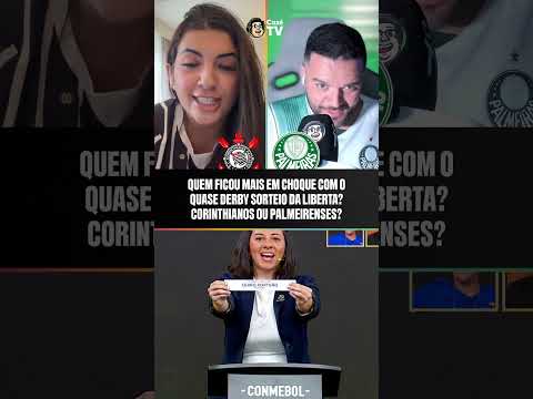 ADMITA, CORINTHIANO E PALMEIRENSE: VOCÊ TAVA EM CHOQUE COM O SORTEIO DA LIBERTADORES! KKKKKKKKKKK🤣🦅🐷 thumbnail