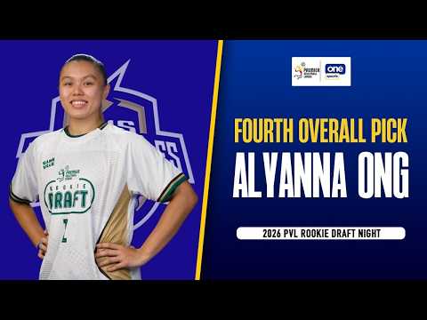 No. 4 pick Alyanna Ong | 2026 PVL Rookie Draft thumbnail
