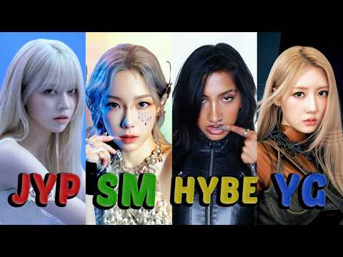 TOP10 Best Female Vocalist of Each Agency (JYP, SM, HYBE and YG) thumbnail
