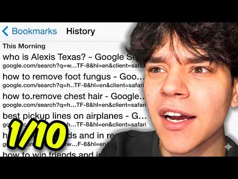 I Exposed My Viewers INSANE Search History thumbnail