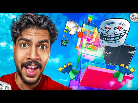 Finally Beating The Hardest Troll Tower in Roblox !! thumbnail