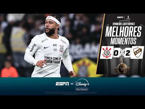 CORINTHIANS É DERROTADO PELO PLATENSE, MAS ASSEGURA 1° DO GRUPO NA LIBERTADORES | MELHORES MOMENTOS thumbnail