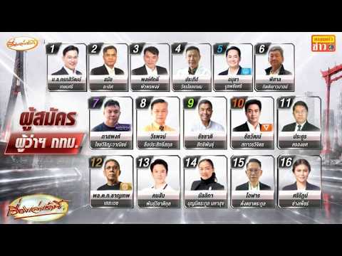 ศึกผู้ว่าฯกทม.ใครได้เบอร์อะไร 'ชัชชาติ' 9 'โจ' 10 'ชาญเทพ' ลั่นไม่ใช่ผู้หญิ จะได้เป็นไม้ประดับให้ใคร thumbnail