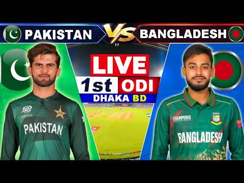 Live PAK Vs BANG 1st ODI Match | Live Cricket Match Today | PAK vs BAN ODI 1st Innings #livescore 1 thumbnail