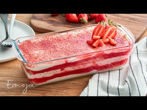 Strawberry Tiramisu Recipe | Emojoie thumbnail