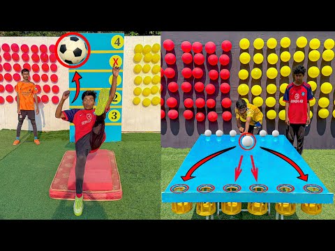 Ultimate  football backflip scoring & pool challenge ! thumbnail