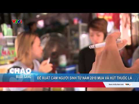Đề xuất cấm người sinh từ năm 2010 mua và hút thuốc lá: Xây dựng một thế hệ không khói thuốc | VTV24 thumbnail