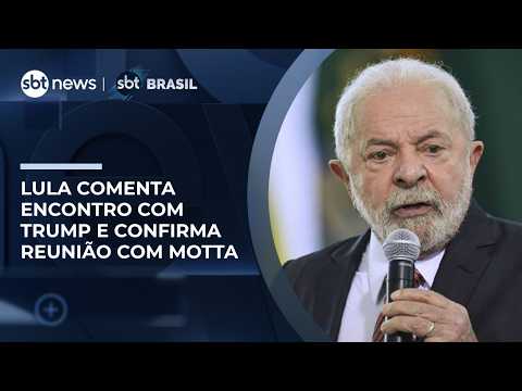 Lula comenta encontro com Trump e confirma reunião com Motta sobre fim da escala 6x1 | #SBTBrasil thumbnail