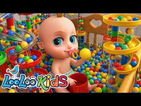 Johny Johny Yes Papa - Learn Colors with MARBLE RUN 2 - Nursery Rhymes & Kids Songs - LooLoo Kids thumbnail