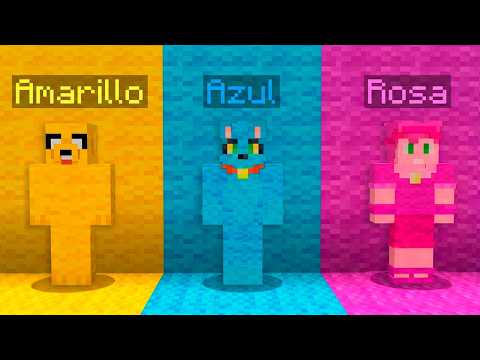Escondite de UN SOLO COLOR en Minecraft! 😂🤣 thumbnail
