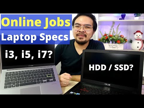 Best Laptop Specs for Online Jobs - Data Entry - Video editing - Online Teaching thumbnail