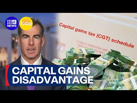 Capital gains tax change to disadvantage Australians | 9 News Australia thumbnail