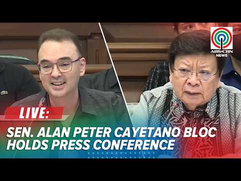 LIVE: Sen. Alan Peter Cayetano Bloc Holds Press Conference | June 4, 2026 thumbnail