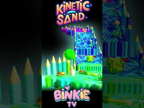 🥬🎳 Bowling Ball Smashes Kinetic Sand Vegetables B Is for Beetroot | Binkie TV thumbnail