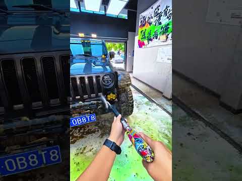 A quality car wash. #washingcar #cleaningcar #asmr thumbnail