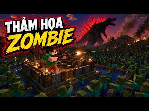 Thử Thách 100 ngày Sinh Tồn Khi Thảm Họa Zombie Bùng Phát Trong Minecraft 😱 thumbnail