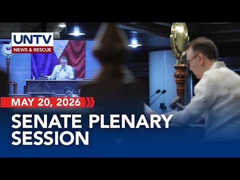 Live: Senate Plenary Session I May 20, 2026 thumbnail