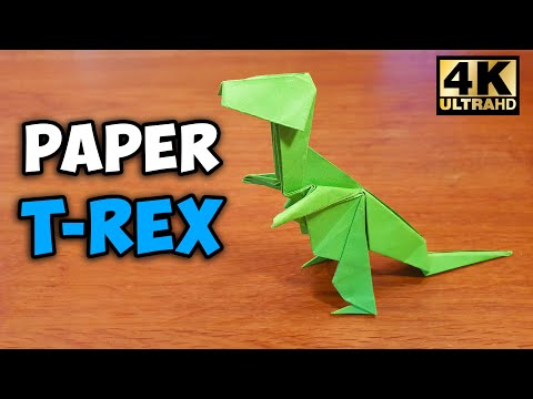 How To Make an Origami T-Rex thumbnail