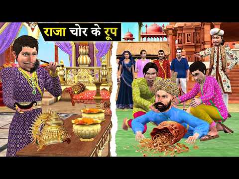 राजा चोर के रूप | King Makeup into A Thief Undercover Moral Hindi Kahaniya thumbnail