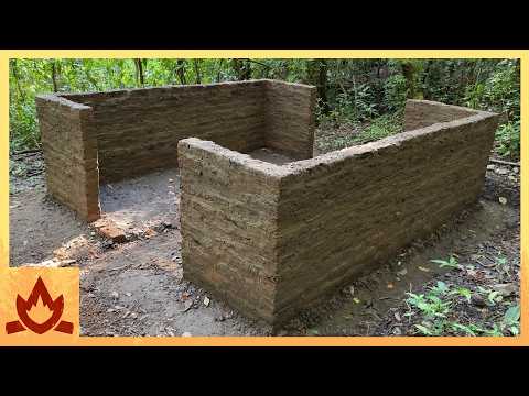 Primitive Technology: Mud mortar experiment and firing roof tiles thumbnail