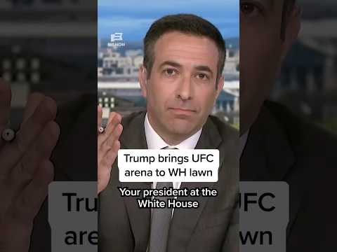 Trump brings UFC arena to White House lawn thumbnail