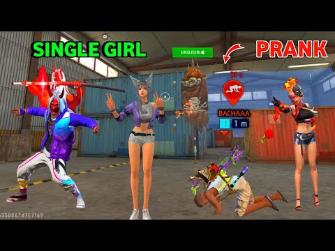 Single Girl Prank Y GAMING 🤣 Funny Prank 😂 लड़की ने चुना Laga Diyaa - Garena Free Fire 🔥 thumbnail