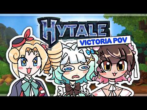 【HYTALE COLLAB】A New Blocky Adventure!⚔️⚒️【VICKY POV】#densetsuexe #victoriaroman thumbnail