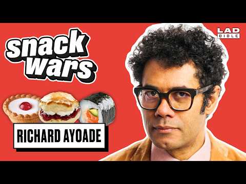Richard Ayoade Tries British vs Rest of the World Food thumbnail