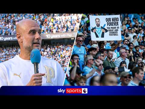 Pep Guardiola full EMOTIONAL farewell speech to Manchester City 🥺 thumbnail