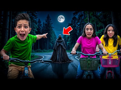 WE'RE GOING ON A NIGHT BIKE RIDE!!! WE FOUND THE MAN WHO ESCAPED FROM THE MENTAL HOSPITAL! thumbnail