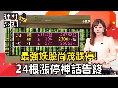 最強妖股殞落！「尚茂」重摔吞跌停 24根漲停神話告終【理財密碼】 thumbnail