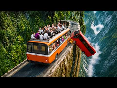 Terrifying Mountain Overloaded Bus Journey Comedy Hindi Kahaniya thumbnail
