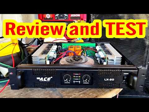Testing ACE LX20 POWER AMPLIFIER and Review thumbnail