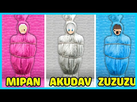 MIPAN & ZUZUZU BERUBAH JADI POCONG WARNA WARNI UNTUK PRANK TEMAN NYA DI MINECRAFT! LUCU BANGET thumbnail