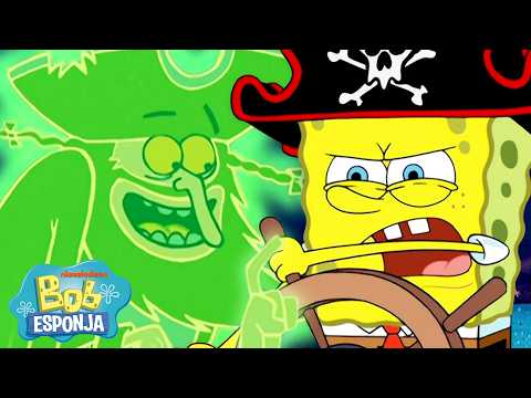¡Bob Esponja navega por los mares durante 60 minutos! 🌊 | Bob Esponja en Español thumbnail
