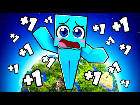 Cada SEGUNDO Mis PIERNAS CRECEN en Minecraft… thumbnail