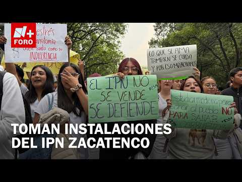 Alumnos del IPN toman dirección de administración escolar en Zacatenco thumbnail