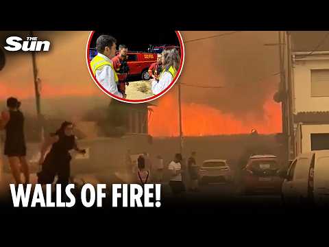 65ft fire in Spain! Army deployed as tourists flee holiday hotspot thumbnail