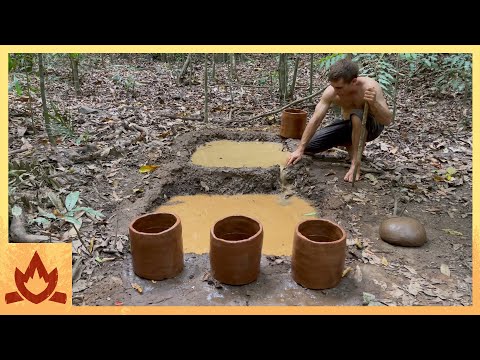Primitive Technology: Purifying Clay By Sedimentation and Making Pots thumbnail