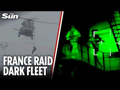 Watch: French troops storm Putin's blacklisted oil ship in high-seas naval raid thumbnail