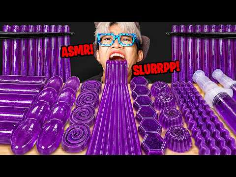 ASMR Semua JELLY Ungu, Desserts Permen Ungu, SUARA MUKBANG! KER4CUN4N, TELFON RUMAH SAKIT!!! thumbnail