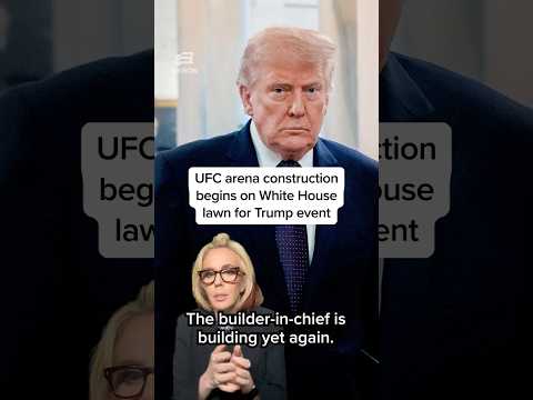 UFC arena construction begins on White House lawn for Trump event thumbnail