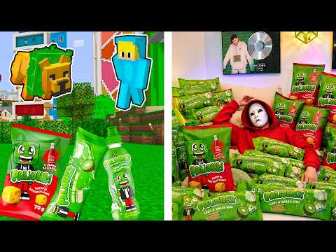 KUPUJE WSZYSTKO co ZBUDUJĄ OSOBY z PALIONOWA w Minecraft thumbnail