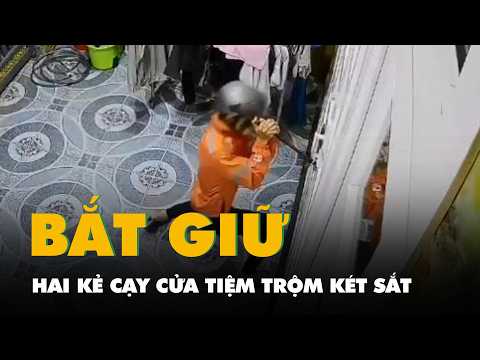 Nhanh chóng bắt giữ hai kẻ cạy cửa tiệm trộm két sắt ở xã Vĩnh Lộc thumbnail