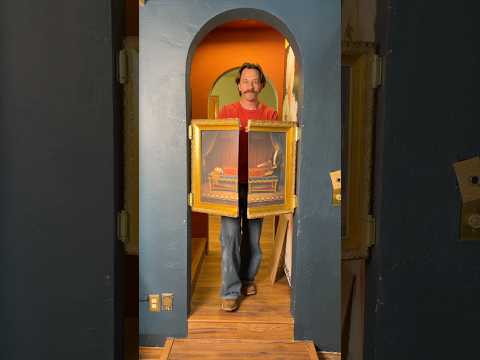 The painting becomes a secret door! thumbnail