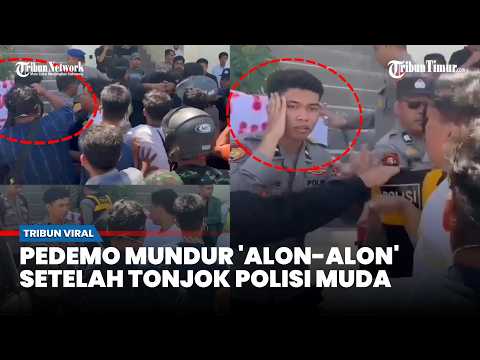 Detik-detik Polisi Muda Ditonjok Pengunjuk Rasa, Suasana Chaos di BWSS V Mamuju thumbnail