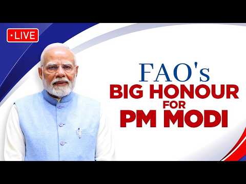 Food and Agriculture Organisation honours PM Modi with Agricola Medal thumbnail