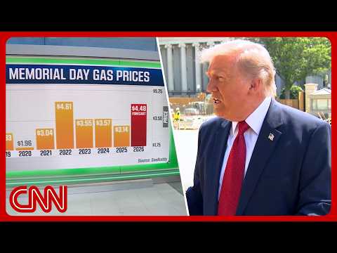 Gas prices: Trump says ‘peanuts’. Could they hit all-time Memorial Day high? thumbnail