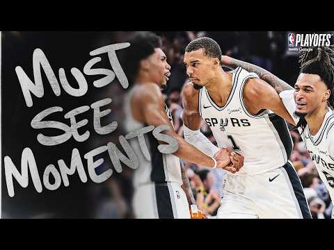 The Most ELECTRIC Spurs Plays of the Postseason 🤯 thumbnail